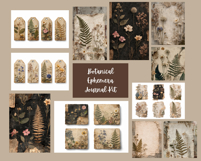 Vintage Botanical Paper Pack, Herbarium Ephemera Product Image 2