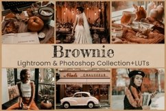 6 Brownie Photoshop actions Lightroom Presets Product Image 11