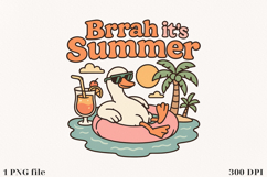 Silly Goose Sublimation Design | PNG File Product Image 1
