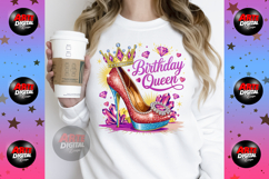 Birthday Queen Png Bundle Sublimation Design Product Image 4