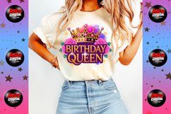 Birthday Queen Png Bundle Sublimation Design Product Image 6