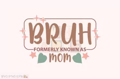 Mom Mama Mother’s Day SVG T-shirt Design, Mother’s Day SVG Product Image 1