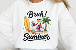 Bruh It's Summer Goose PNG Product Image 2