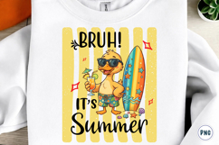 Bruh Its Summer Duck PNG Product Image 1
