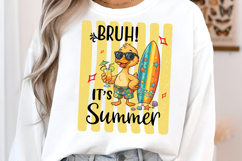 Bruh Its Summer Duck PNG Product Image 2