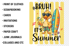 Bruh Its Summer Duck PNG Product Image 3