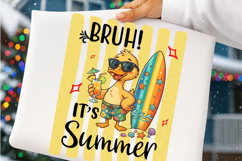 Bruh Its Summer Duck PNG Product Image 4