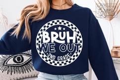 Bruh We Out 2nd Grade SVG PNG Grade 2 Graduation Product Image 1
