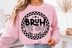 Bruh We Out 2nd Grade SVG PNG Grade 2 Graduation Product Image 2