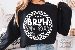 Bruh We Out 3rd Grade SVG PNG Grade 3 Graduation Product Image 2