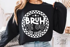 Bruh We Out 3rd Grade SVG PNG Grade 3 Graduation Product Image 2