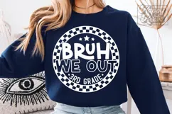 Bruh We Out 3rd Grade SVG PNG Grade 3 Graduation Product Image 3