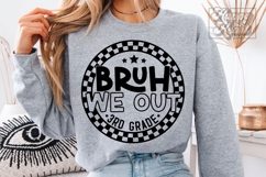 Bruh We Out 3rd Grade SVG PNG Grade 3 Graduation Product Image 4