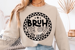 Bruh We Out 4th Grade SVG PNG Grade 4 Graduation Product Image 1