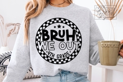 Bruh We Out 4th Grade SVG PNG Grade 4 Graduation Product Image 3