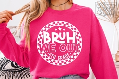 Bruh We Out 4th Grade SVG PNG Grade 4 Graduation Product Image 4