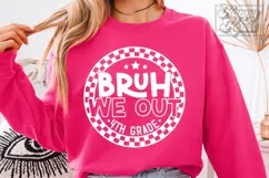 Bruh We Out 4th Grade SVG PNG Grade 4 Graduation Product Image 4