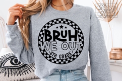 Bruh We Out 6th Grade SVG PNG Grade 6 Graduation Product Image 4