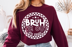 Bruh We Out 6th Grade SVG PNG Grade 6 Graduation Product Image 5