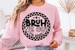 Bruh We Out 7th Grade SVG PNG Grade 7Graduation Product Image 1