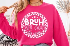 Bruh We Out 8th Grade SVG PNG Grade 8 Graduation Product Image 1