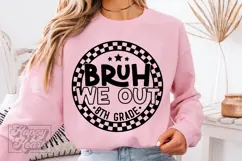 Bruh We Out 8th Grade SVG PNG Grade 8 Graduation Product Image 3