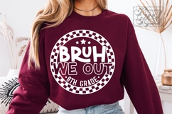 Bruh We Out 8th Grade SVG PNG Grade 8 Graduation Product Image 4