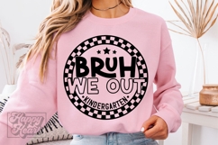 Bruh We Out Kindergarten SVG PNG Kindergarten Graduation Product Image 3