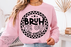 Bruh We Out Pre Kinder SVG PNG Pre Kindergarten Graduation Product Image 3