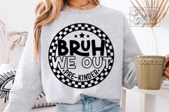 Bruh We Out Pre Kinder SVG PNG Pre Kindergarten Graduation Product Image 4