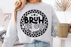 Bruh We Out Pre Kinder SVG PNG Pre Kindergarten Graduation Product Image 4