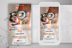 Brunch Event Instagram Flyer PSD Product Image 2