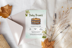 Brunch Shower Invitation Canva Template Product Image 3