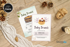 Brunch Shower Invitation Canva Template Product Image 7