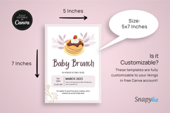 Brunch Shower Invitation Canva Template Product Image 8