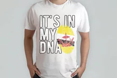 It's in my DNA Brunei Flag Fingerprint PNG Sublimation Product Image 2