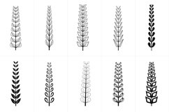 100 Hand Drawn Wreaths Brush Bundle Product Image 14