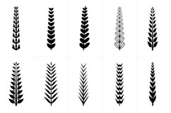 100 Hand Drawn Wreaths Brush Bundle Product Image 12