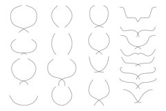 100 Hand Drawn Wreaths Brush Bundle Product Image 13