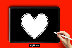 Shapes Stamp Brushes for Procreate | 6 Coquette Stamps Product Image 2