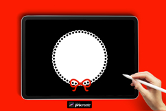 Shapes Stamp Brushes for Procreate | 6 Coquette Stamps Product Image 3