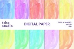 Brush Line Watercolor Digital Papers Background Product Image 1