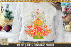 Brush Stroke Christmas Tree is a professional design that is available at 300dpi PNG to use for Sublimation, iron-on transfer, DTG Printing and normal printing.
