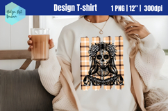 Catrina Sublimation T-shirt, Brush Stroke PNG Product Image 1