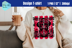 Catrina Sublimation T-shirt, Brush Stroke PNG Product Image 1