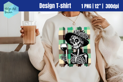 Catrina Sublimation T-shirt, Brush Stroke PNG Product Image 1