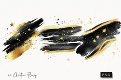 Watercolor New Years Brush Stroke | New Years PNG Product Image 1