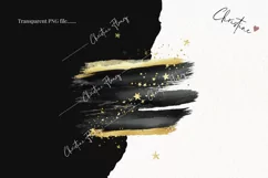 Watercolor New Years Brush Stroke | New Years PNG Product Image 2