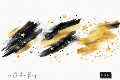 Watercolor New Years Brush Stroke | New Years PNG Product Image 1