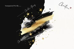 Watercolor New Years Brush Stroke | New Years PNG Product Image 2